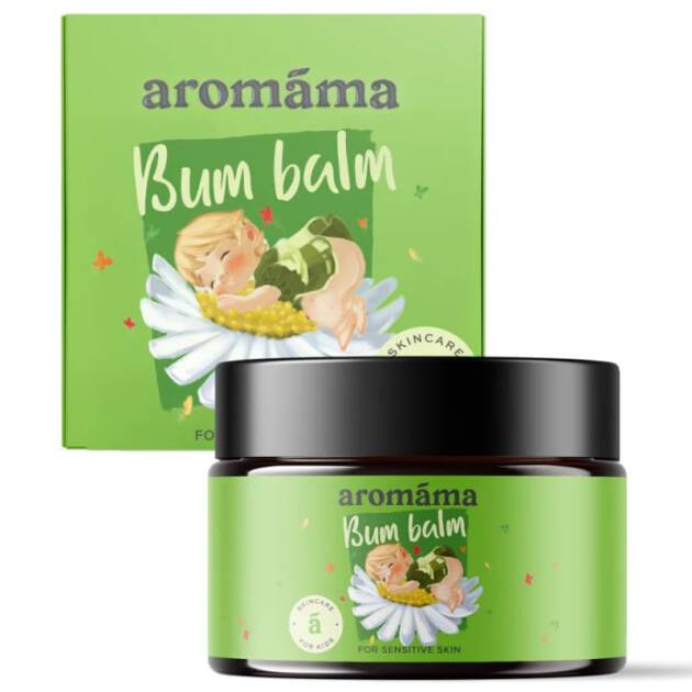 baby salve aromama bum balm natural baby skin care.