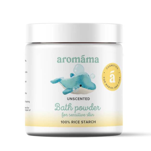 Badpulver for barn 100 prosent risstivelse Aromama