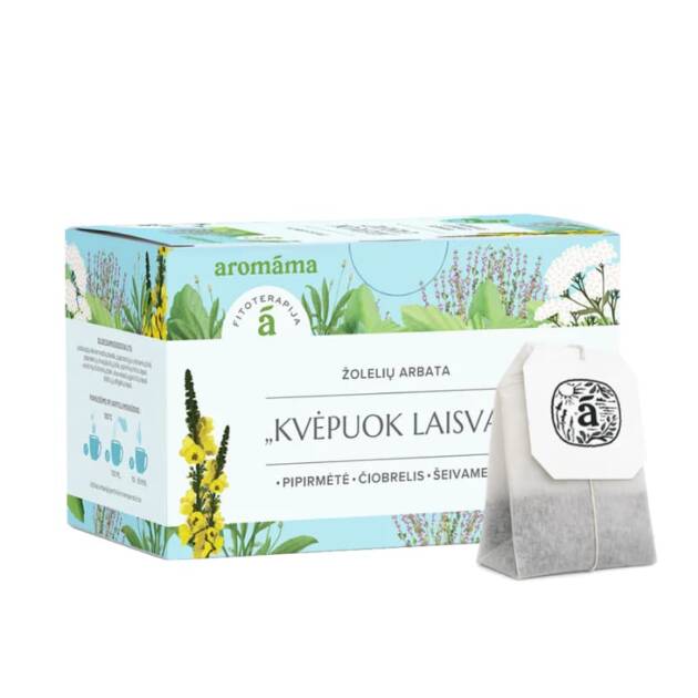 Urtete for luftveier Kvėpuok laisvai Aromama