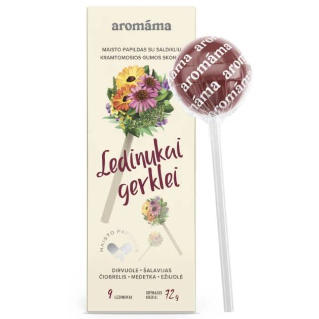 Hals pastiller med sink Aromama